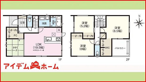 2号棟 間取り図
