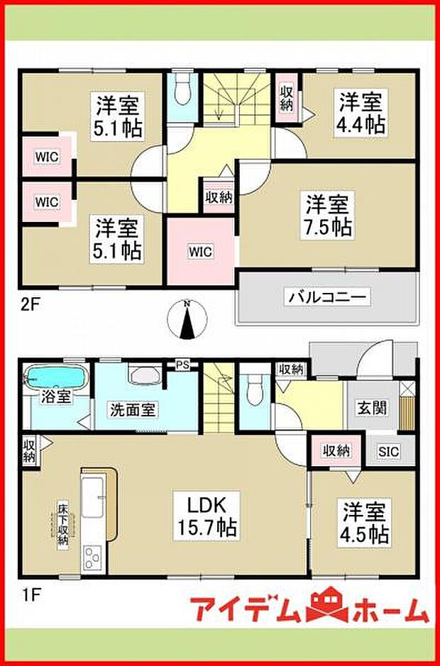 2号棟　間取り図　