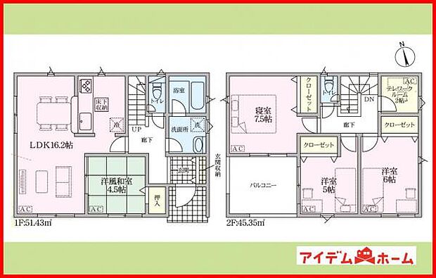 1号棟 間取り図