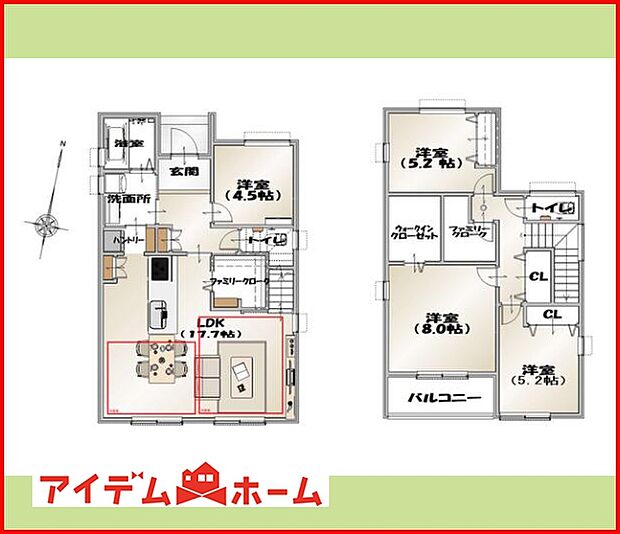 2号棟　間取り図　