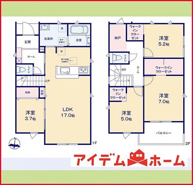1号棟 間取り図