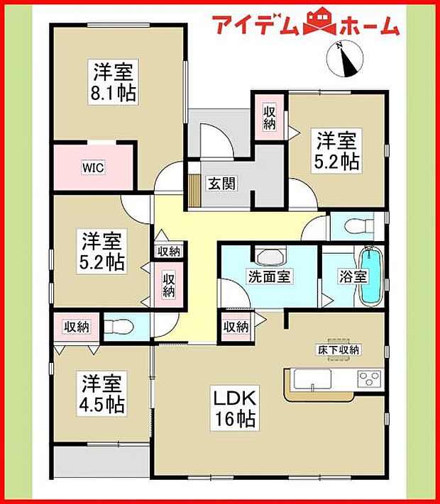 2号棟　間取り図　
