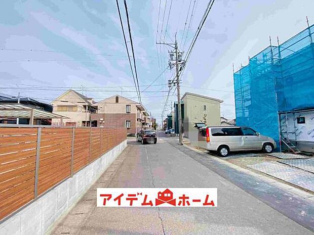 前面道路 平日・土日問わずご案内致しますお気軽にお問合わせ下さい♪ 