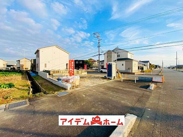 1号棟　外観写真 平日・土日問わずご案内致しますお気軽にお問合わせ下さい♪ 