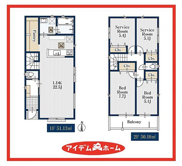 2号棟　間取り図