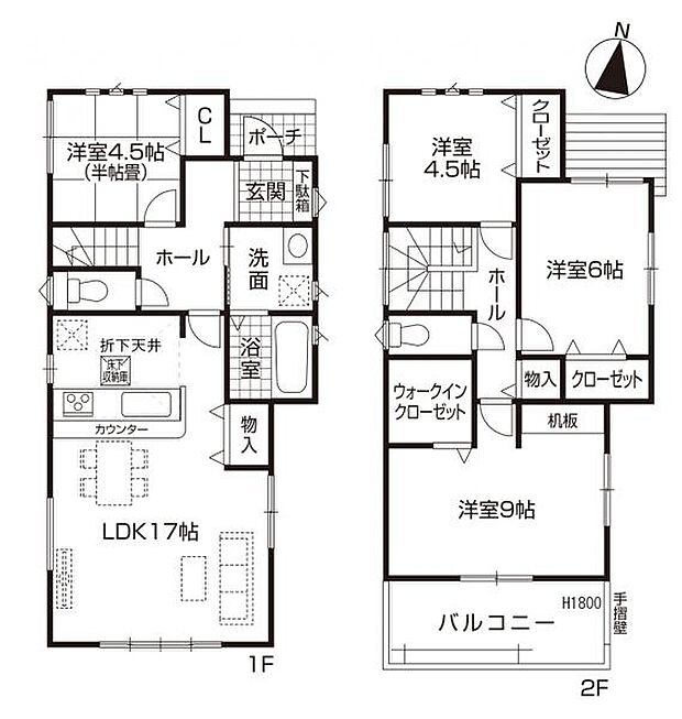 2号棟　間取り図