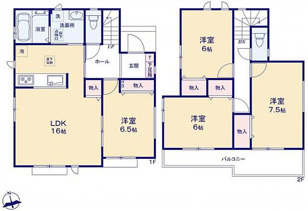 D号棟 間取り図
