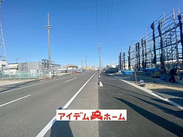 前面道路 平日・土日問わずご案内致します!お気軽にお問合わせ下さい♪