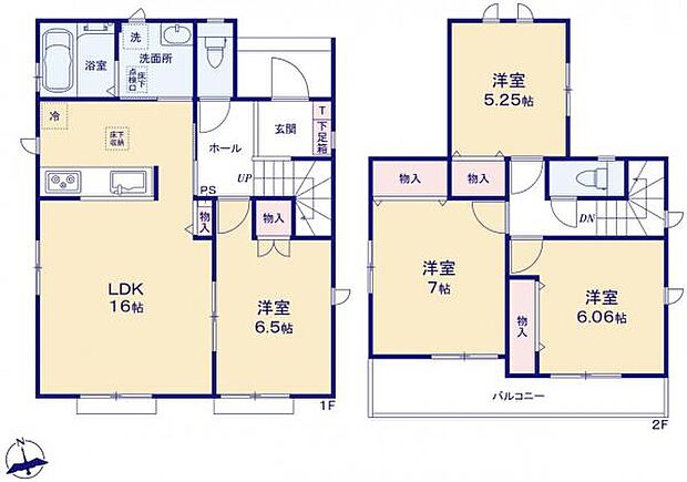 C号棟 間取り図