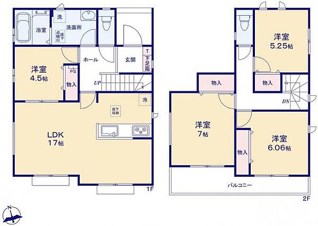A号棟 間取り図