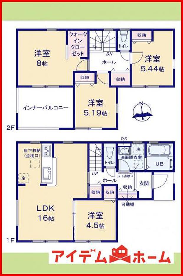 2号棟 間取り図