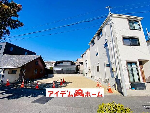 1号棟　外観写真 平日・土日問わずご案内致しますお気軽にお問合わせ下さい♪ 