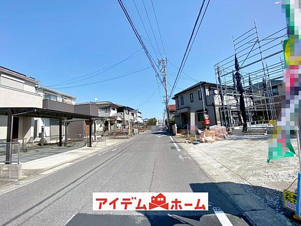 前面道路 平日・土日問わずご案内致します!お気軽にお問合わせ下さい♪