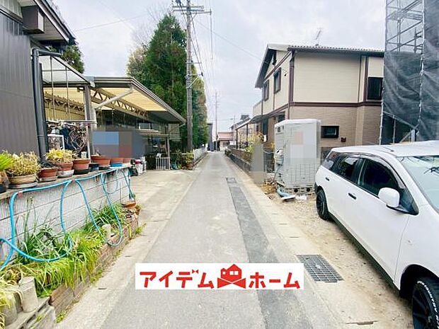 前面道路 平日・土日問わずご案内致します！お気軽にお問合わせ下さい♪ 