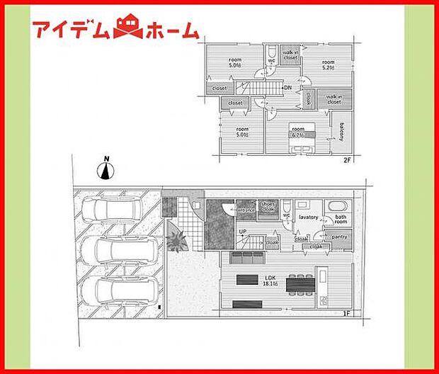 1号棟　間取り図 　  