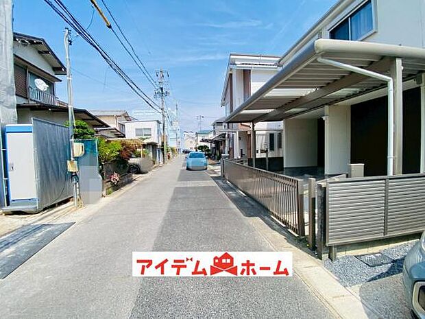 前面道路 平日・土日問わずご案内致します！お気軽にお問合わせ下さい♪ 