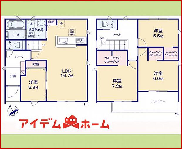 2号棟　間取り図　