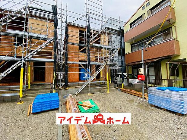 1号棟　外観写真 平日・土日問わずご案内致します！お気軽にお問合わせ下さい♪ 