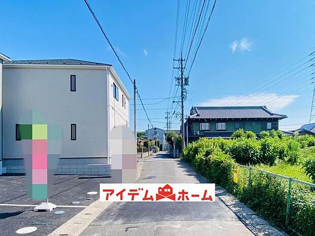 前面道路 平日・土日問わずご案内致します!お気軽にお問合わせ下さい♪