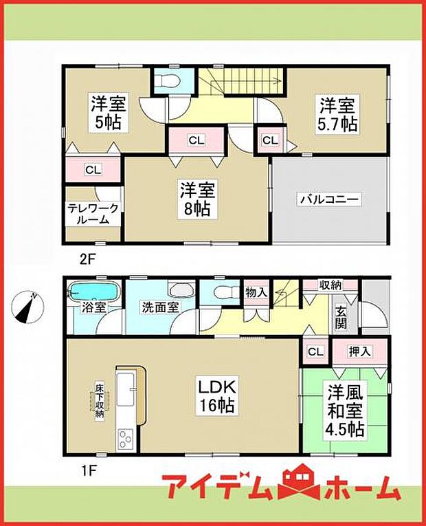 2号棟 間取図