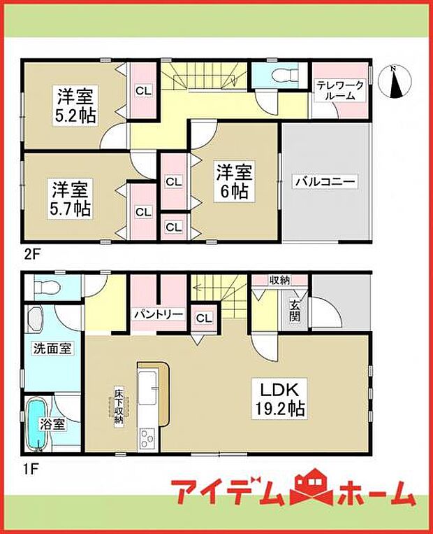 1号棟 間取図
