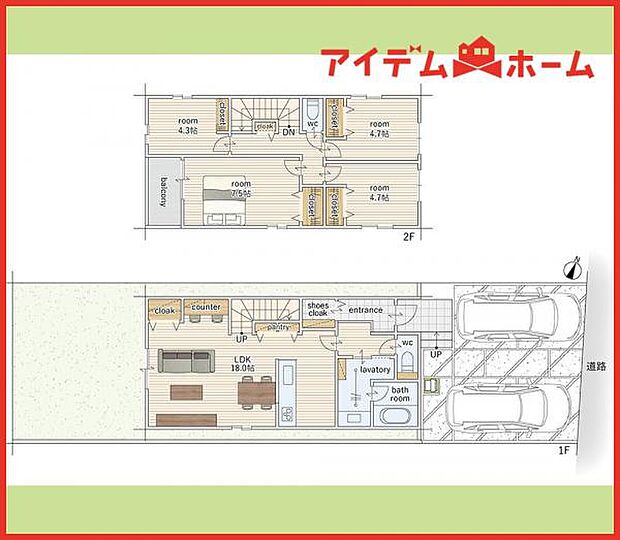 2号棟　間取り図 