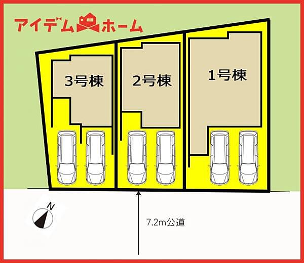 3号棟　配置図