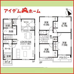 清須市第2土器野天水 全3棟 2号棟