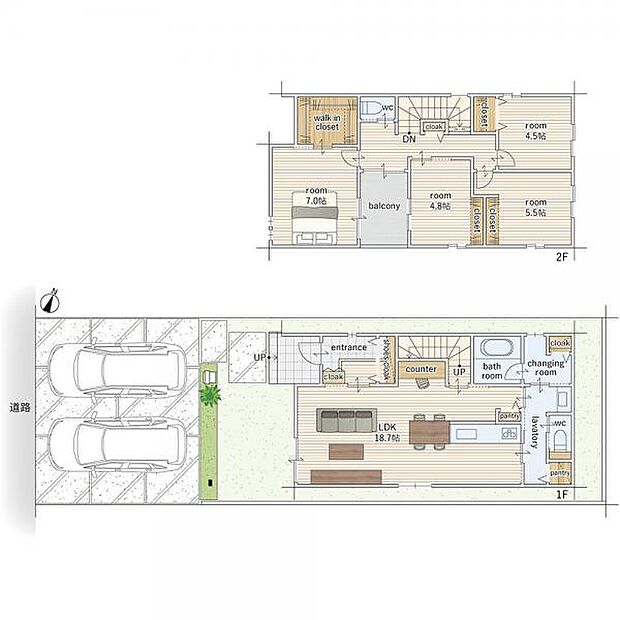 7号棟 間取り図