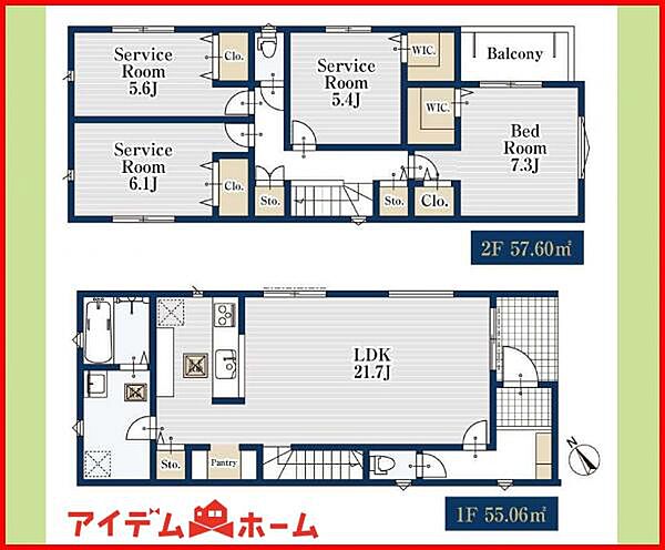 間取りを拡大表示