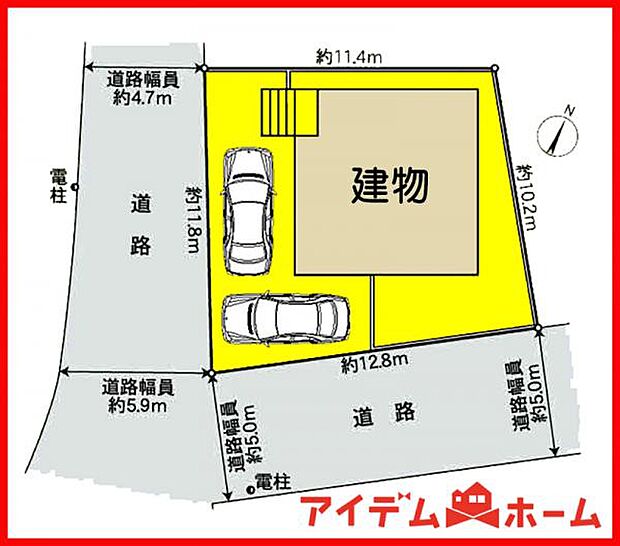1号棟 配置図