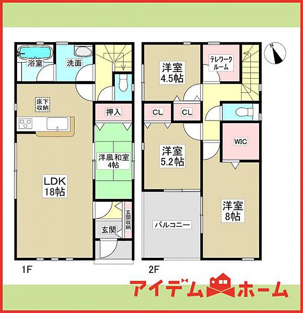 1号棟 間取図