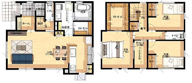 間取り図です。