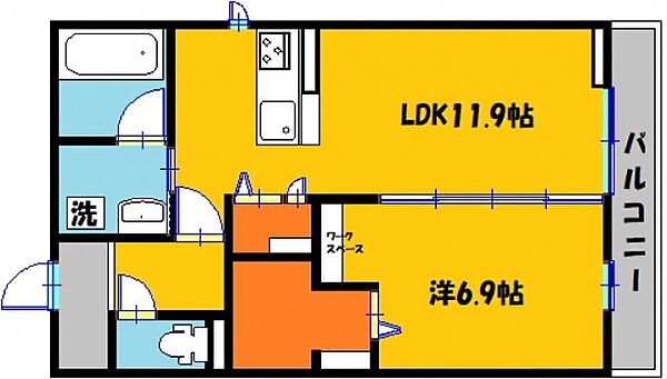 同じ建物の物件間取り写真 - ID:209005526515