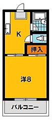 間取図画像 1K