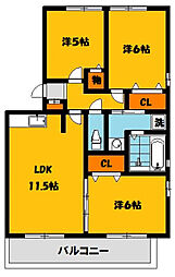 リビングタウン横田新町B 2階