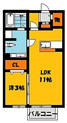 間取図画像 1LDK
