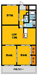メゾンドベル1 3階