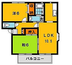 サンプレイスジョウナンA 2階