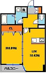 グランパセオ元今泉 4階/402号室