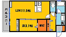 間取図画像 1LDK