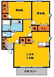 メゾンドクレールＢ 2階