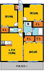 ARCHillsA 3LDKの間取図画像