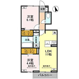 TORISIAS西川田町 1階/101号室