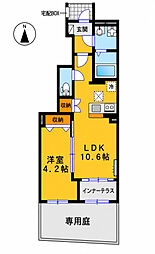 レコルテ(recolte) 1LDKの間取図画像