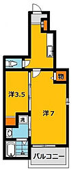 ワールドプレイスE 2Kの間取図画像