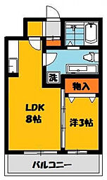 クレールシャンブル 2階/206号室
