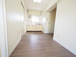 若松マンション 406 4階2DKのリビング/ダイニング