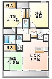 間取図画像 3LDK