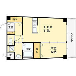 ANARC 1LDKの間取図画像